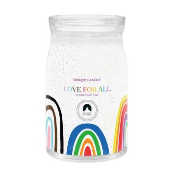 Yankee Candle Signature 567g - Love For All (Limited Edition) - Duftkerze großes Glas